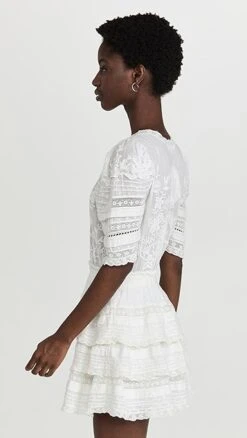 LoveShackFancy Quincy Dress -LoveShackFancy Shop lshac30949102ca 1635350099072 2 0. UX357 QL90