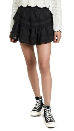LoveShackFancy Ruffle Miniskirt -LoveShackFancy Shop lshac309911071b 1638473401165 2 0. UX357 QL90