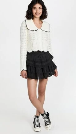 LoveShackFancy Ruffle Miniskirt -LoveShackFancy Shop lshac309911071b 1638473401280 2 0. UX357 QL90
