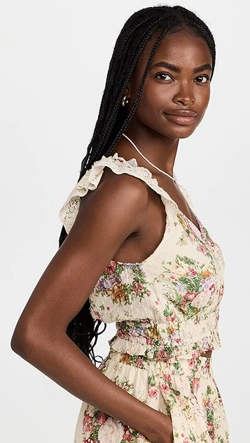 LoveShackFancy Drea Crop Top 5 LoveShackFancy Drea Crop Top - Image 3