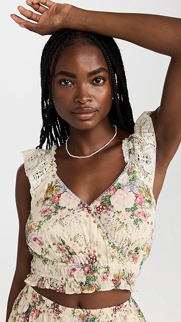 LoveShackFancy Drea Crop Top 9 LoveShackFancy Drea Crop Top - Image 7