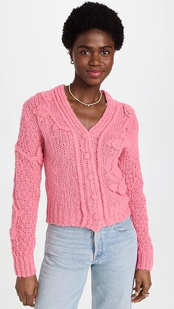 LoveShackFancy Fabietto Crop Cardigan 9 LoveShackFancy Fabietto Crop Cardigan - Image 7