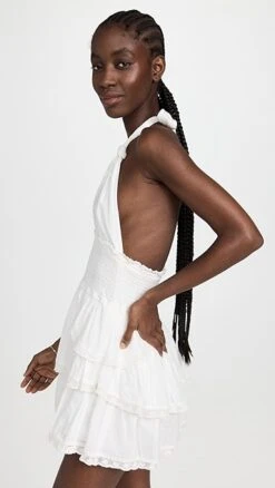 LoveShackFancy Deanna Halter Dress -LoveShackFancy Shop lshac3109013451 1669133345137 2 0. UX357 QL90