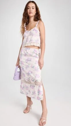 LoveShackFancy Fayette Skirt -LoveShackFancy Shop lshac3112837531 1679420009196 2 0. UX357 QL90