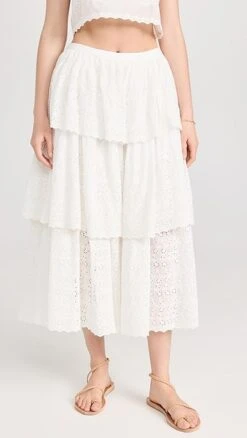LoveShackFancy Kasiana Skirt