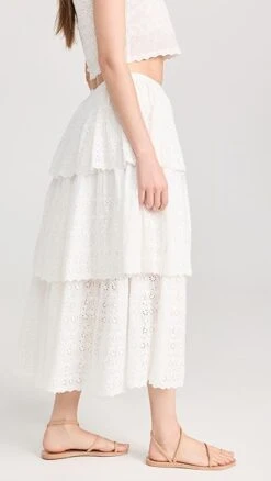 LoveShackFancy Kasiana Skirt -LoveShackFancy Shop lshac3114413451 1682093178495 2 0. UX357 QL90