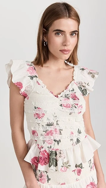 LoveShackFancy Compass Top 3 LoveShackFancy Compass Top