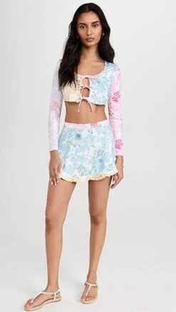 LoveShackFancy Chyanne Skirt -LoveShackFancy Shop lshac311491f805 1679669276286 2 0. UX357 QL90