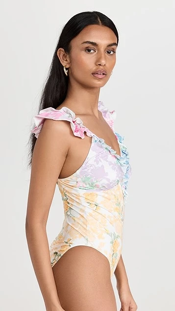 LoveShackFancy Tibbie One Piece Swimsuit 5 LoveShackFancy Tibbie One Piece Swimsuit - Image 3