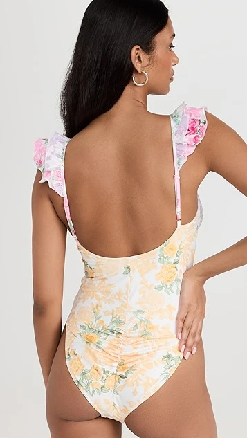 LoveShackFancy Tibbie One Piece Swimsuit 4 LoveShackFancy Tibbie One Piece Swimsuit - Image 2